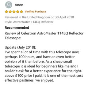 Celestron AstroMaster 114EQ Review 