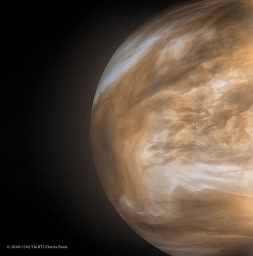 Venus' thick atmosphere