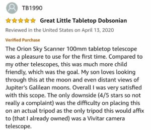 Orion skyscanner 100mm Review
