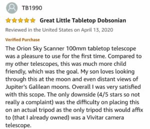 Orion skyscanner 100mm Review 