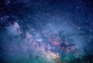Astronomy of night sky 