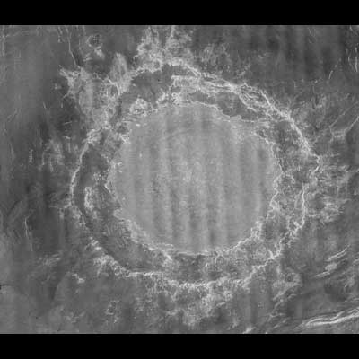 Venus crater mead 