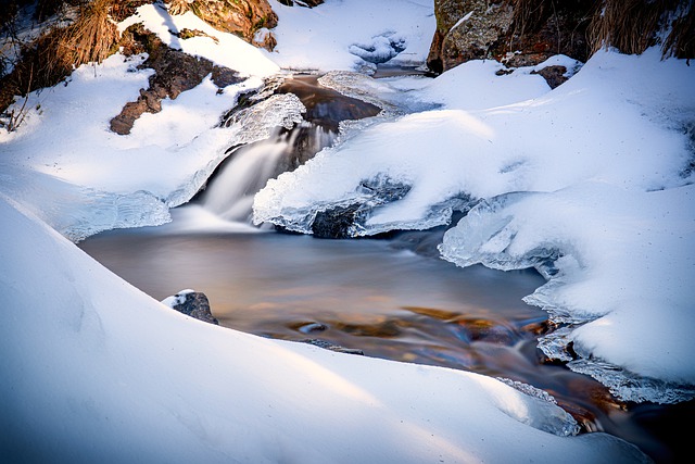 Icy mountains