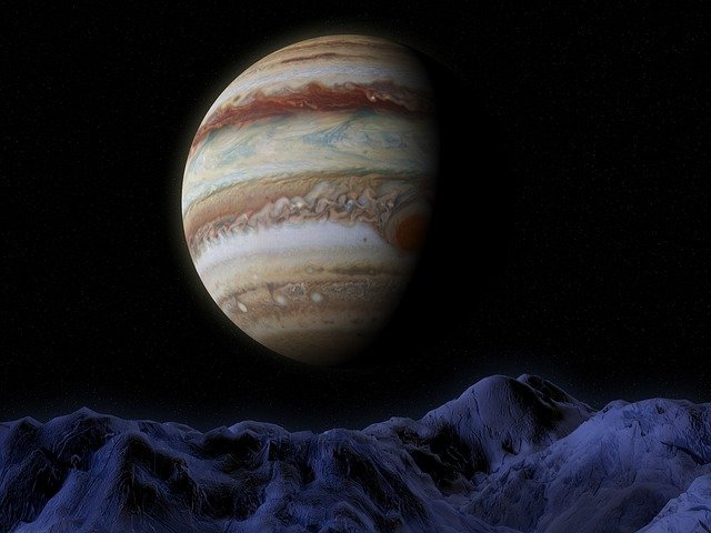 Jupiter and a rock 