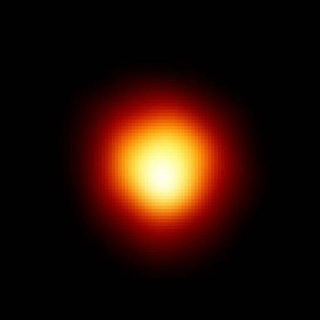 red giant compared to