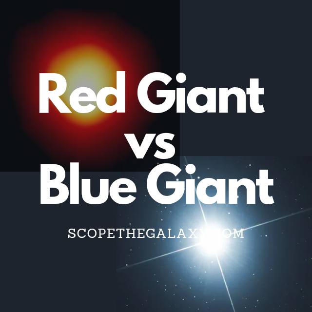 red and blue giant star