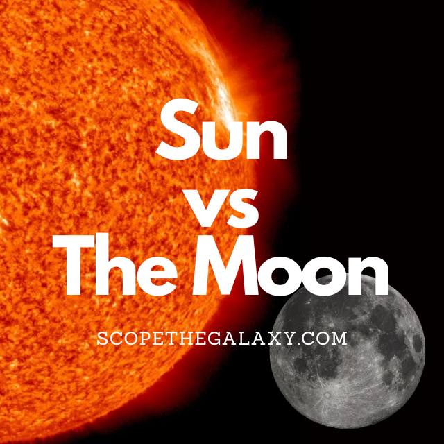 Sun vs The Moon (How Are They Different?) | Scope The Galaxy
