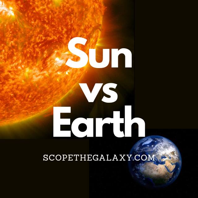 Sun vs Earth (How Are They Different?) | Scope The Galaxy