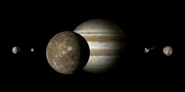 Callisto and jupiter 